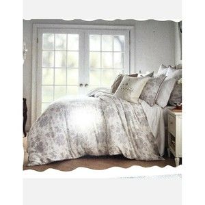DISCONTINUED WAMSUTTA Vintage Dinan QUEEN Linen Cotton Floral Comforter Set